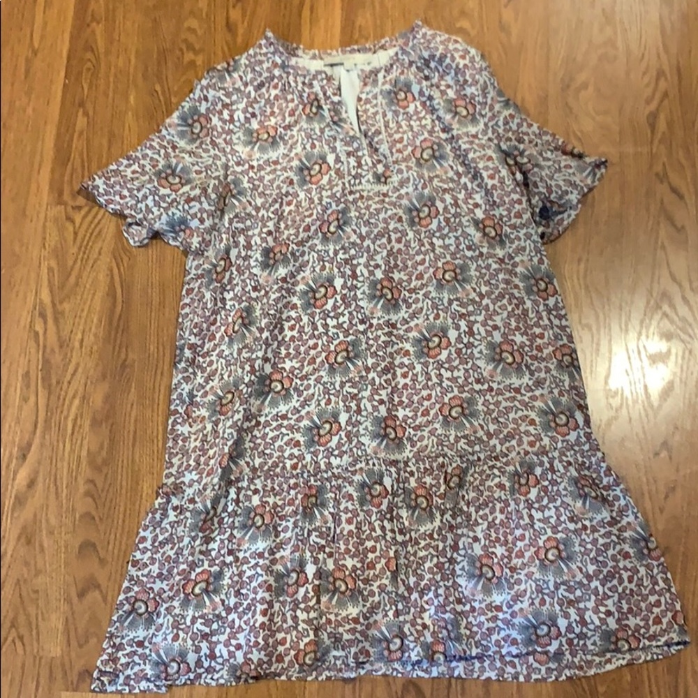 Loft Floral Dress Medium Petitie